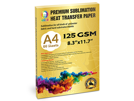 Papel de sublimación de secado rápido de 125g